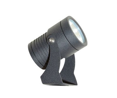 Грунтовый светильник Ласси серый d6  Led 8W (3000K) COB