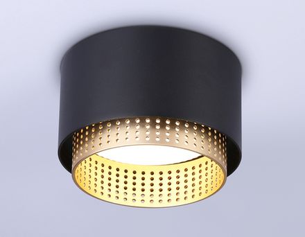 Светильник накладной TN71275 BK/GD черный/золото GX53 max 12W D95*62