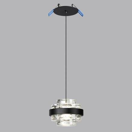 5031/6L L-VISION ODL24 391 чёрный/металл/акрил Подвес LED 6W 4000K 432лм KLOT