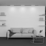 Трековый светильник Базис / Basis Exility 2700K 12Вт 120°, TR030-2-12W2.7K-B. TM Maytoni