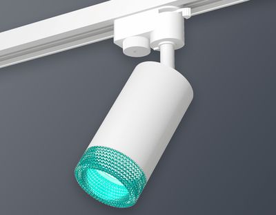 Комплект трекового светильника XT6322083 SWH/BL белый песок/голубой MR16 GU5.3 (A2520, C6322, N6153)