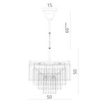 Подвесная люстра Divinare NOVA 3001/02 LM-9, 9хE14