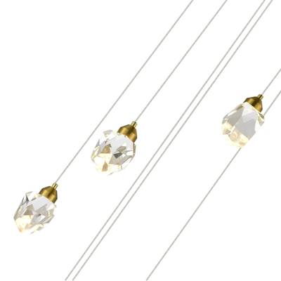 SL6114.203.06 Светильник подвесной ST-Luce Золотистый/Прозрачный LED 6*3W 3000K