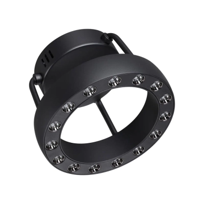 359398 OVER NT24 278 черный Светильник накладной светодиодный IP20 LED 12W вниз/5W вверх 220V 1360Лм 3000K TURN