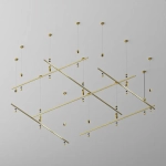 Шинопровод 2 м Flarity латунь, TRX154-112BS. TM Maytoni