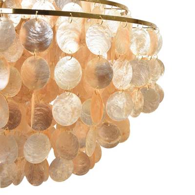 8386/6 MODERNI LN бронза/перламутровый, металл/ракушка Люстра E14 6*40W 220V SHELLA