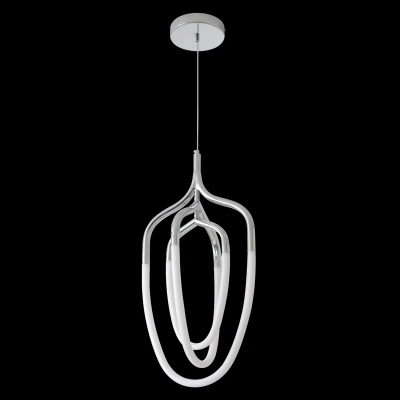 Светильник подвесной Crystal Lux PERA SP50W LED CHROME 3492/250