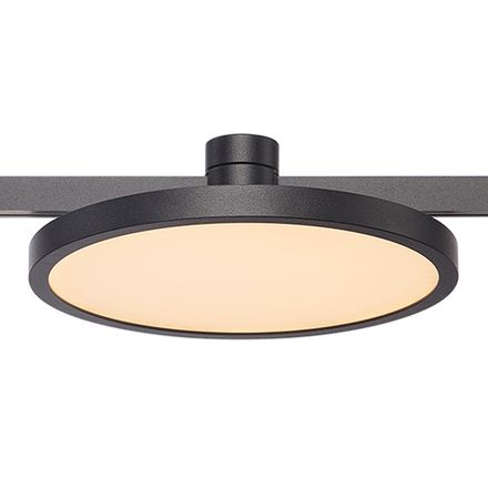 ST818.406.12 Магнитный трековый светильник FARM Черный LED 1*10W 3000K 500Lm Ra90 120 IP20 D168xH54 24V