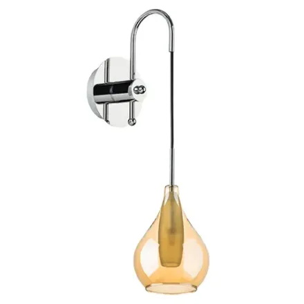 803533 Бра PENTOLA 1х25W G9 ХРОМ/ЯНТАРЬ Lightstar