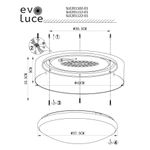 SLE201102-01 Светильник потолочный Черный, Золото/Белый LED 1*24W 4000K