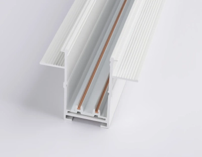 Шинопровод встраиваемый под ГКЛ 12,6мм Magnetic 220V GL1009 WH белый IP20 2000*62.5*56 (заглушки в комплекте)
