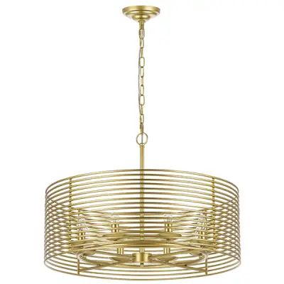 728083 Люстра ZETA 8х40W E14 ЗОЛОТО Lightstar