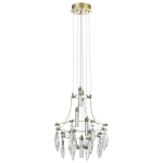 7000/35L CLASSIC ODL_EX25 069 Подвесной светильник металл/хрусталь/нерж сталь IP20 LED 35W 4000K 220-240V FLAMENCO
