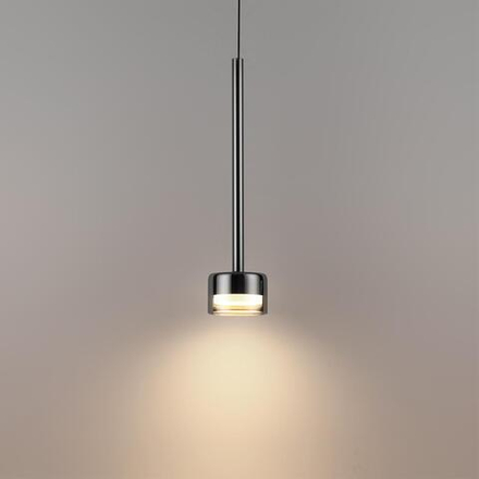 7150/10L HIGHTECH ODL26 347 светильник черный/ дымчатое стекло/металл IP20 LED 10W 3000K 220V LASLO
