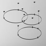 Шинопровод круглый 650мм Flarity черный, TRX154-R-D650-B. TM Maytoni