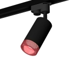 Комплект трекового светильника XT6323082 SBK/PI черный песок/розовый MR16 GU5.3 (A2521, C6323, N6152)