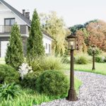 4044/1F NATURE ODL18 753 коричневый/патина Уличный светильник, 103см IP44 E27 60W 220V VIRTA