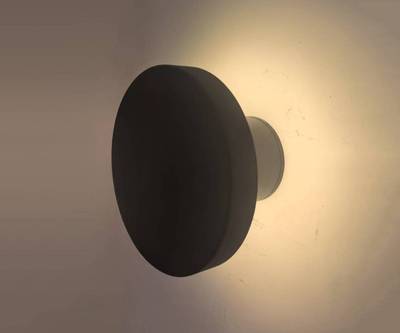 Настенный светильник уличный Мети черный  d16 h10 Led 12W (3000K)