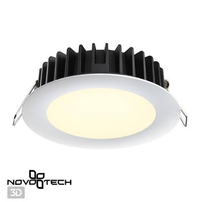 358952 SPOT NT22 270 белый Встраиваемый светодиодный светильник с переключателем цветовой температуры IP20 LED 3000К\4000К\6000К 15W 220V LANTE