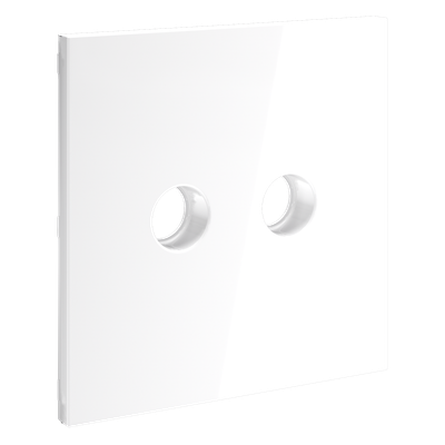 VLS001601 Накладка для розетки телевизионной оконечной TV+SAT, S70 (белый глянцевый). (ТМ Maytoni)