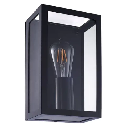 Уличный настенный светильник Arte Lamp BELFAST A4569AL-1BK, 1хE27
