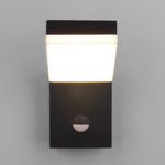 Уличный настенный светодиодный светильник Sensor IP54 (с датчиком движения) 1541 TECHNO LED черный