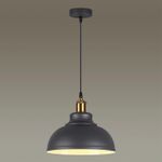 3366/1 PENDANT ODL17 497 темн.серый/бронзовый Подвес E27 60W 220V MIRT