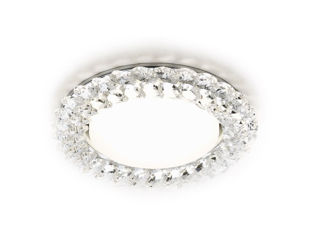 Встраиваемый точечный светильник G206 CL/CH хром/прозрачный GX53