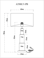 Декоративная настольная лампа Arte Lamp RAMADA A3588LT-1PB, 1хE27