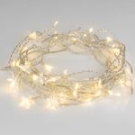 Гирлянда бахрома теплый белый 1,8*0,5м IP20 100-002 теплый белый