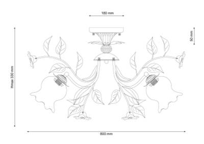 Люстра Lucia Tucci Fiori di rose 114.8