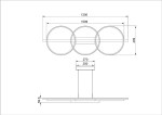 Подвесная люстра Arte Lamp FLUIDO A3913SP-24BK, 1хLED