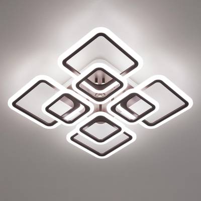 Citilux Марсель Смарт CL232A185E RGB Умная люстра Чёрная