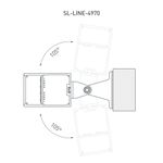 Профиль с экраном SL-LINE-4970-2500 WHITE+OPAL (Arlight, Алюминий)