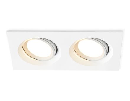 Светильник встраиваемый TN1145/2 WH белый IP44 GU5.3/2 180*95*38