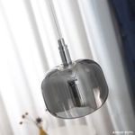 Светильник подвесной Crystal Lux BOX SP1 CHROME/SMOKE 1271/201