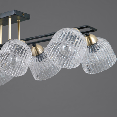IL0794-8CSQ-25BKAB ELITE светильник потолочный ILLUMICO, E14х8