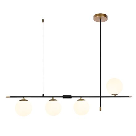 Люстра на штанге Arte Lamp ARKAB A2225SP-4BK, 4хE14