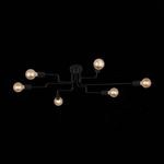 SL419.442.06 Люстра потолочная Черный E27 6*60W