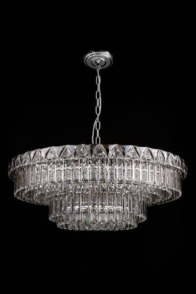 Люстра подвесная Normandie Chrome FL1085-21P, E14х21