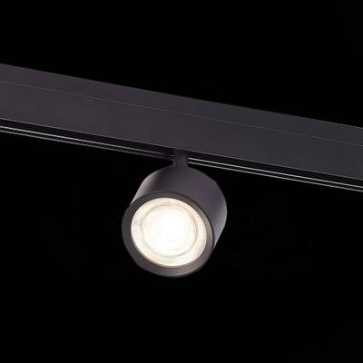 ST353.436.06 Магнитный трековый светильник Черный LED 1*6W 3000K 560Lm Ra&gt;80 36° IP20 L120xW81xH138 48V