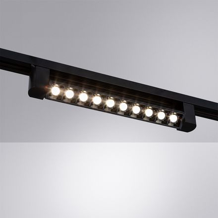 Трековый светильник Arte Lamp FLASH A4575PL-1BK, 1хLED