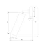 Светодиодный светильник 20133/1 LED белый/черный, LED