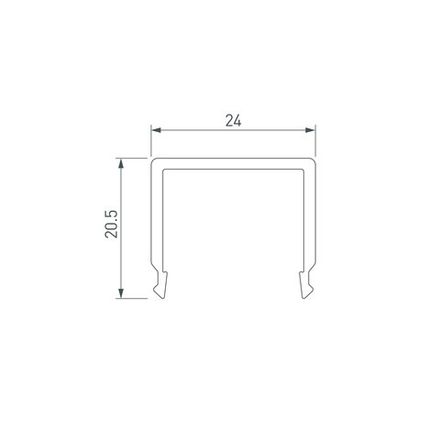 Экран G-K матовый для PLS-GIP (Arlight, Пластик)