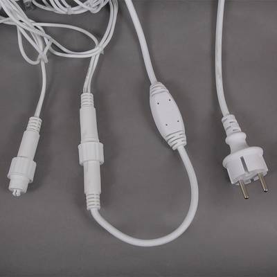 A-517 WW/WT FLASH гирлянда светодиодная "Бахрома", 5х0,9м, 240LED, провод белый, морозостойкий