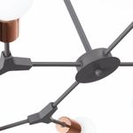 SLE106403-08 Люстра подвесная Серый, Розовое золото E27 8*60W