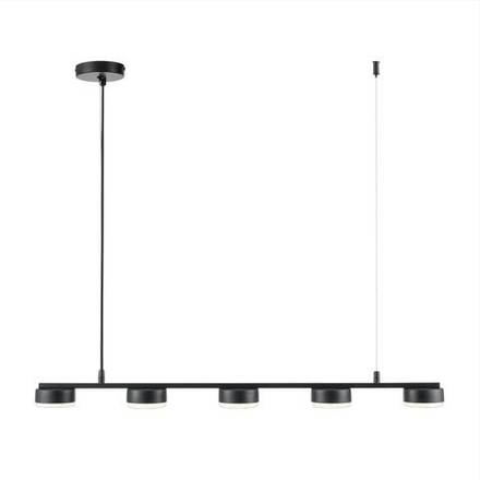 8117/5 COMFI LN26 236 черный, металл Подвесной светильник LED GX53 5*7W 220V TORINA