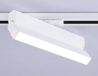 Светильник светодиодный трековый GL6806 WH белый LED 12W 4200K 230*22*87