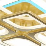 SLE500422-08 Светильник потолочный Золотистый/Белый LED 1*224W 3000-6000K