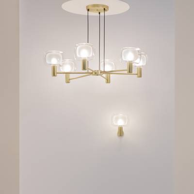 Подвесной светильник Vision E14х6, MOD411PL-06G. TM Maytoni